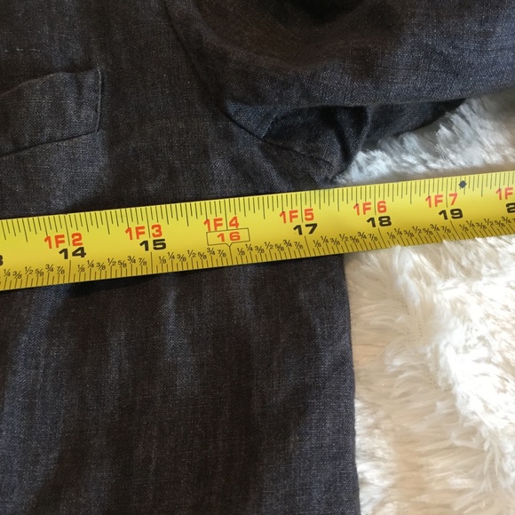 Eileen Fisher Dabbled Gray Linen Jacket Size 2 - Picture 3 of 8